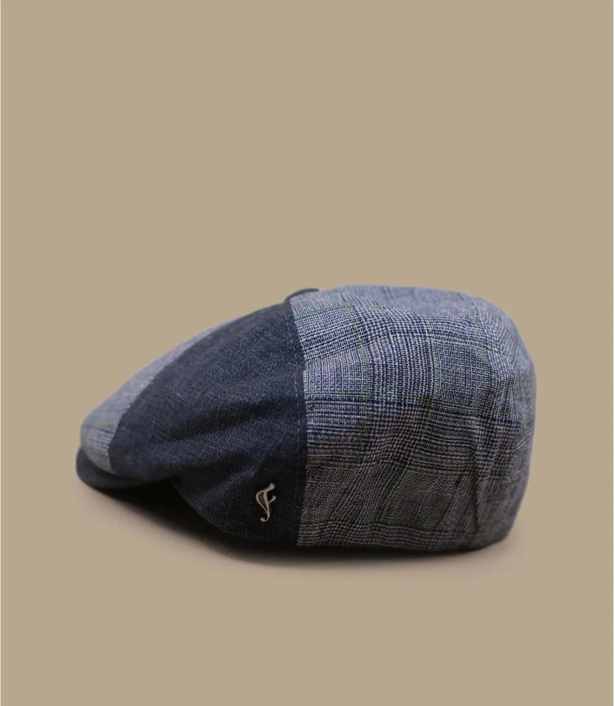 casquette gavroche bleue lin - Adhemar bleu Flechet : Headict