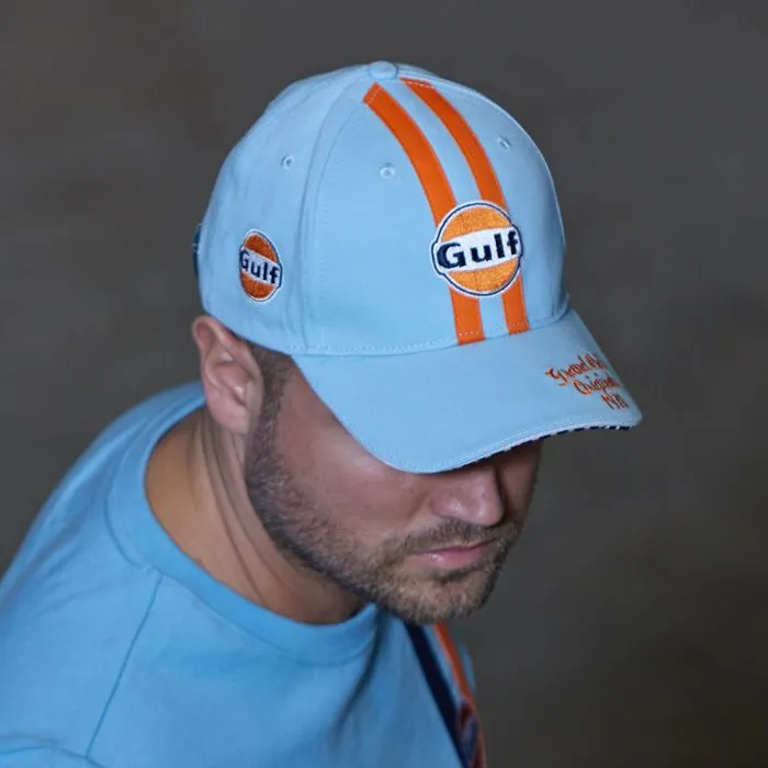 Casquette GULF GPO 1970 bleue