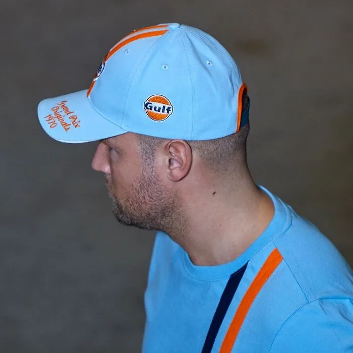 Casquette GULF GPO 1970 bleue