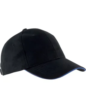 Casquette Orlando noir et bleu royal - KARIBAN