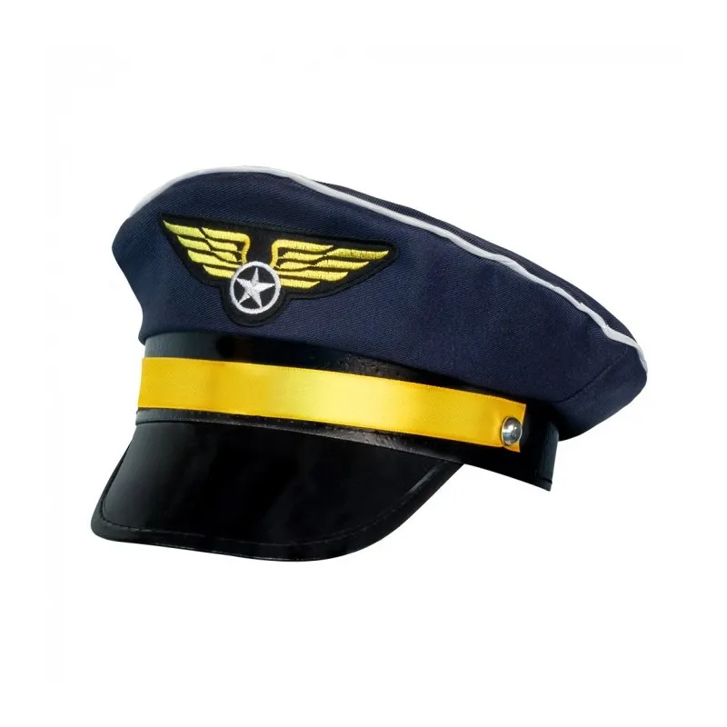 Casquette pilote bleu - Chapeaux  pas cher