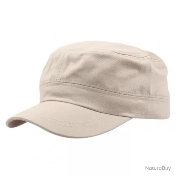 Casquette plate militaire modèle C - Beige