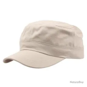 Casquette plate militaire modèle C - Beige