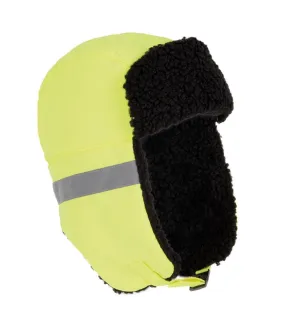 Casquette rembourrée style sherpa - WKP121 - jaune fluo 