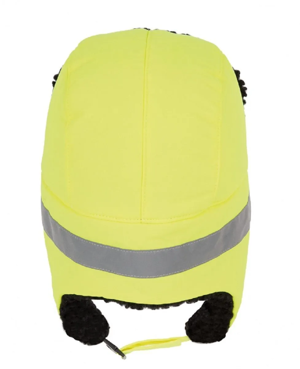 Casquette rembourrée style sherpa - WKP121 - jaune fluo 