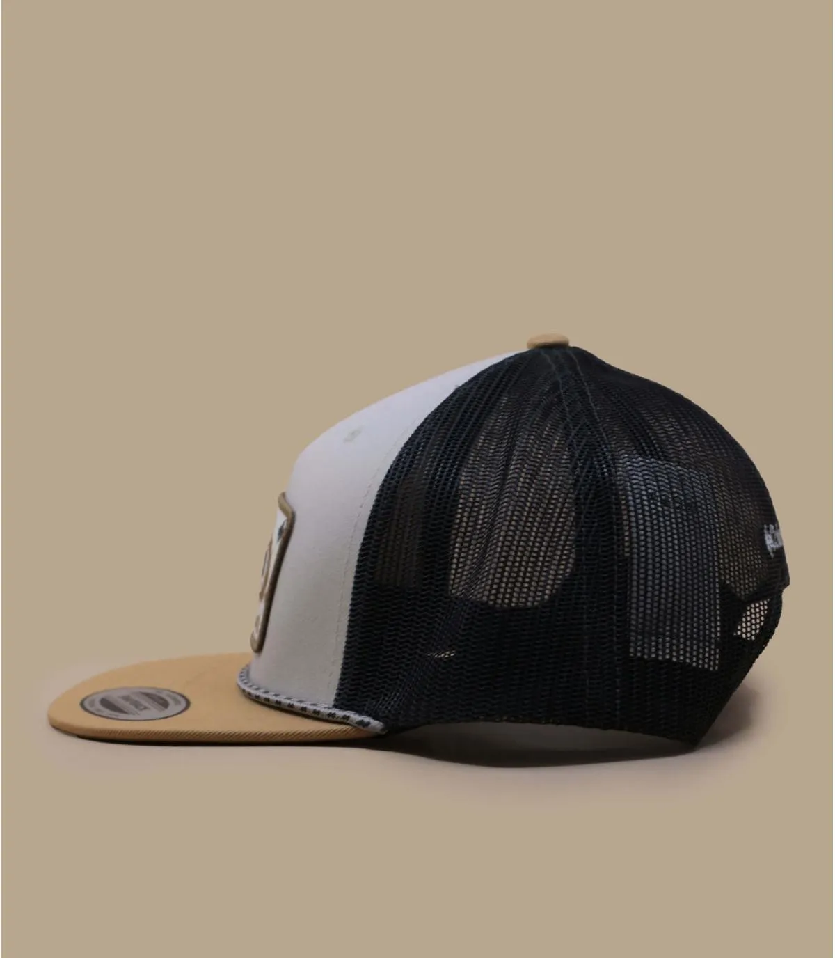 Casquette snapback beige noire - Casquette Snapback West Fish light camel Columbia : Headict