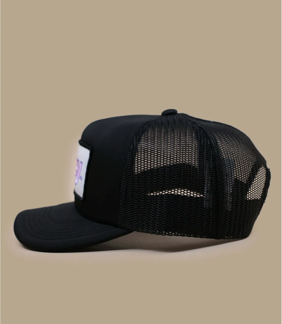 casquette trucker noir patch - Marked Trucker black Obey : Headict