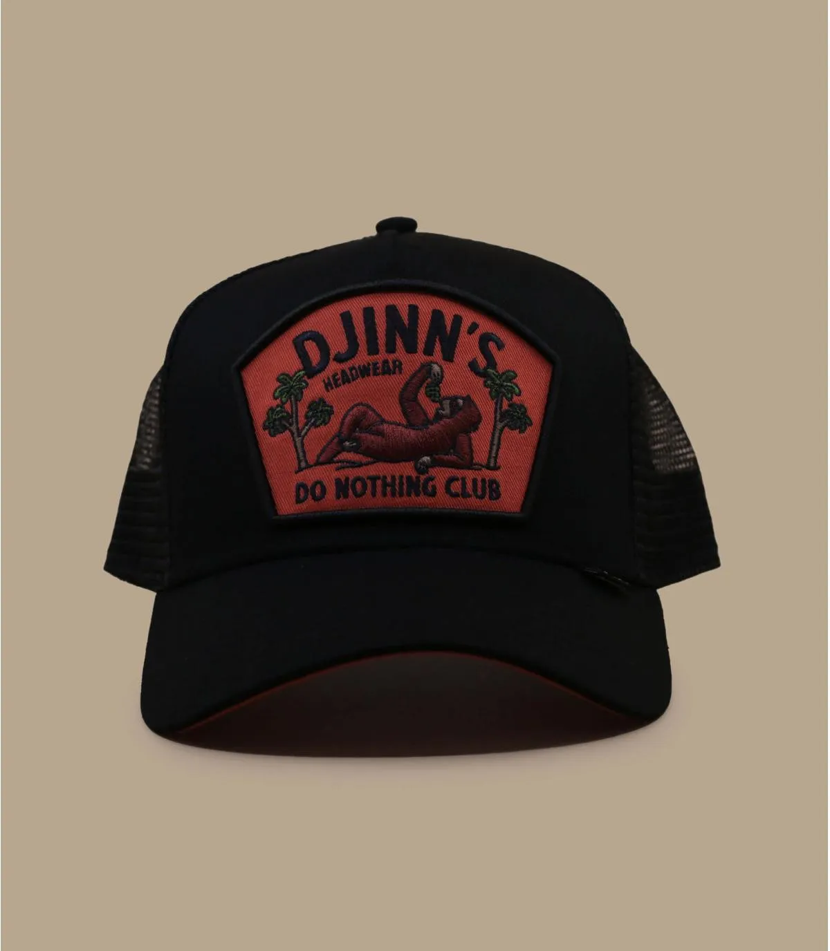 casquette trucker orange - Casquette HFT Trucker DNC Sloth orange black Djinns : Headict