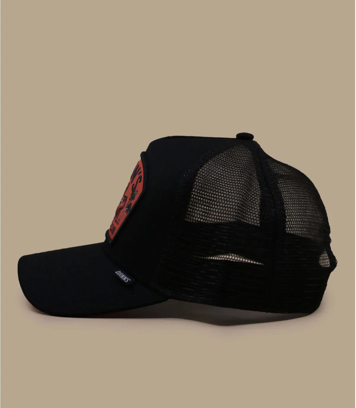 casquette trucker orange - Casquette HFT Trucker DNC Sloth orange black Djinns : Headict