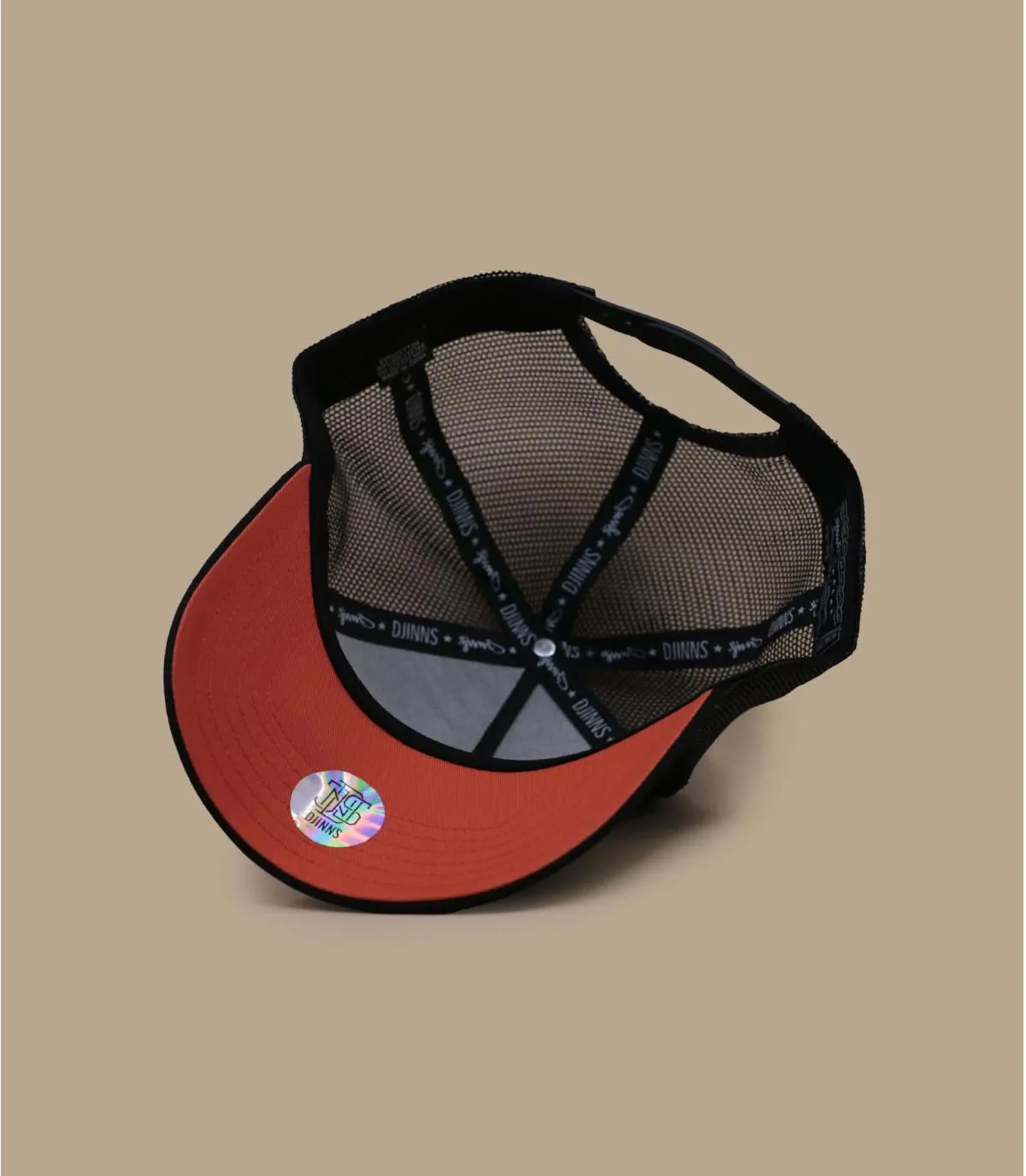 casquette trucker orange - Casquette HFT Trucker DNC Sloth orange black Djinns : Headict