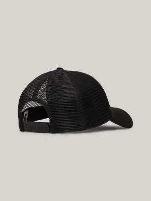 Casquette Trucker Varsity en maille | Noir | Tommy Hilfiger