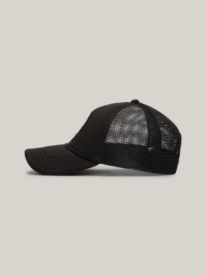 Casquette Trucker Varsity en maille | Noir | Tommy Hilfiger