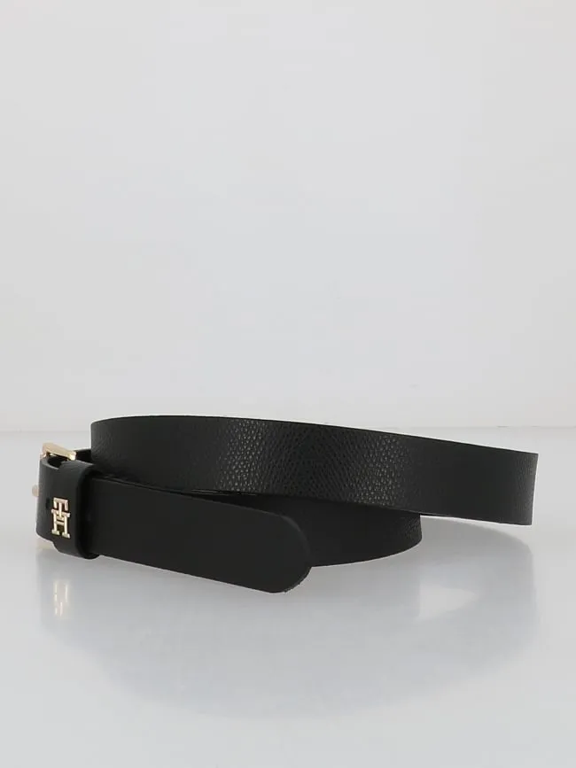 Ceinture en cuir héritage 2.5 noir femme - Tommy Hilfiger | wimod