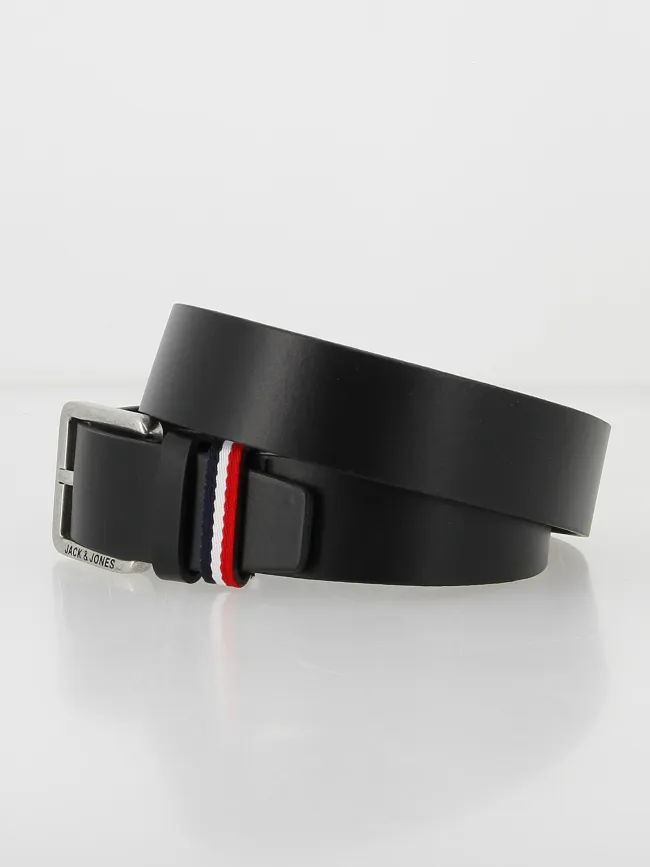 Ceinture jacespo uni noir homme - Jack & Jones | wimod