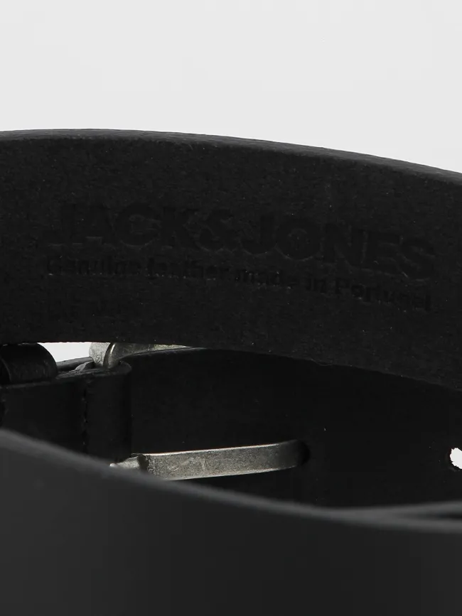 Ceinture jacespo uni noir homme - Jack & Jones | wimod