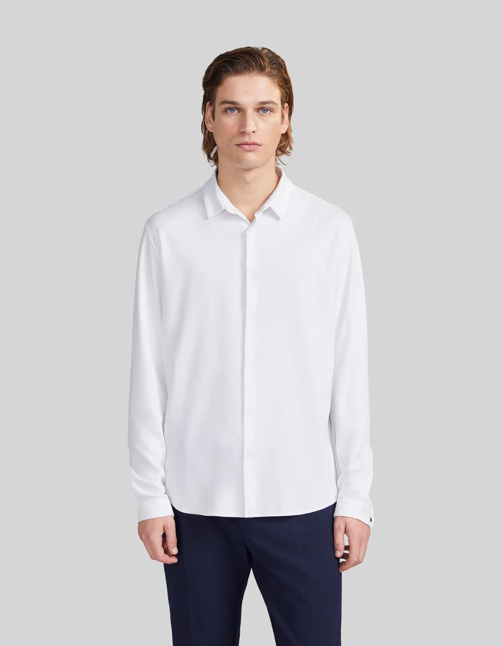 Chemise EASY blanche ABSOLUTE DRY en maille Homme