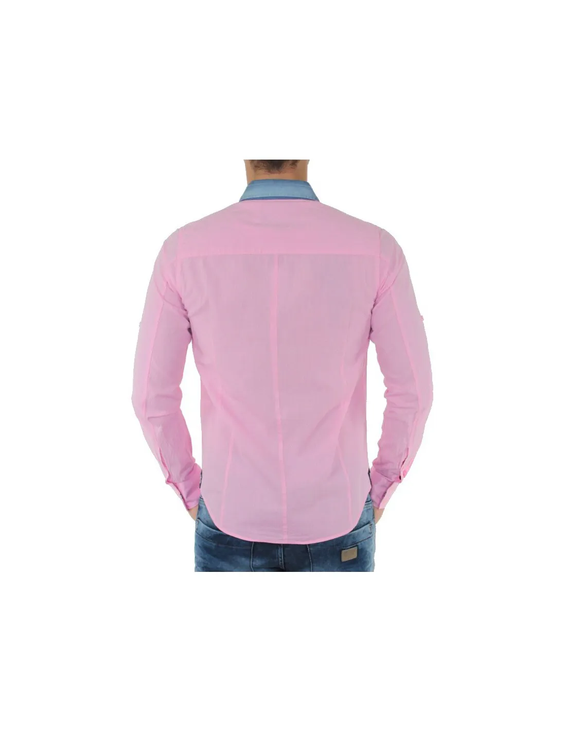 Chemise manches longues Redskins Cain Gregory ref_trk36565-rose