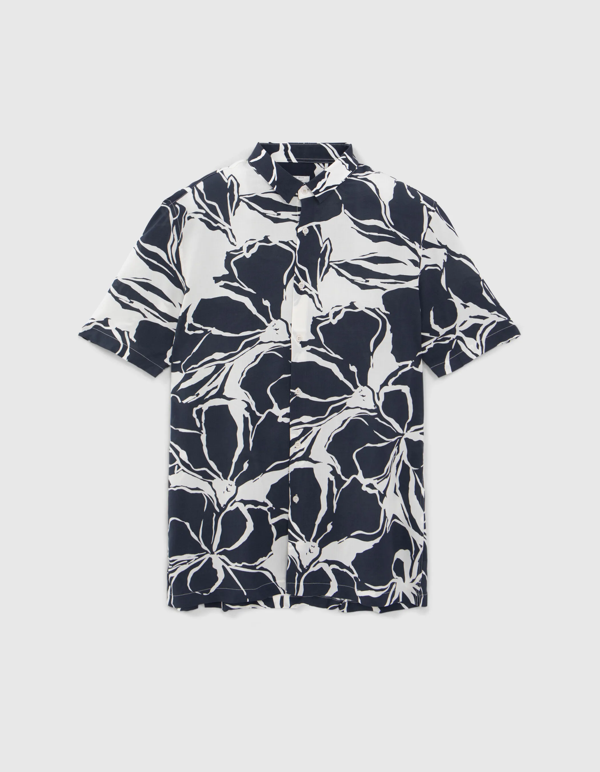 Chemise REGULAR ardoise LENZING™ ECOVERO™ fleurs Homme