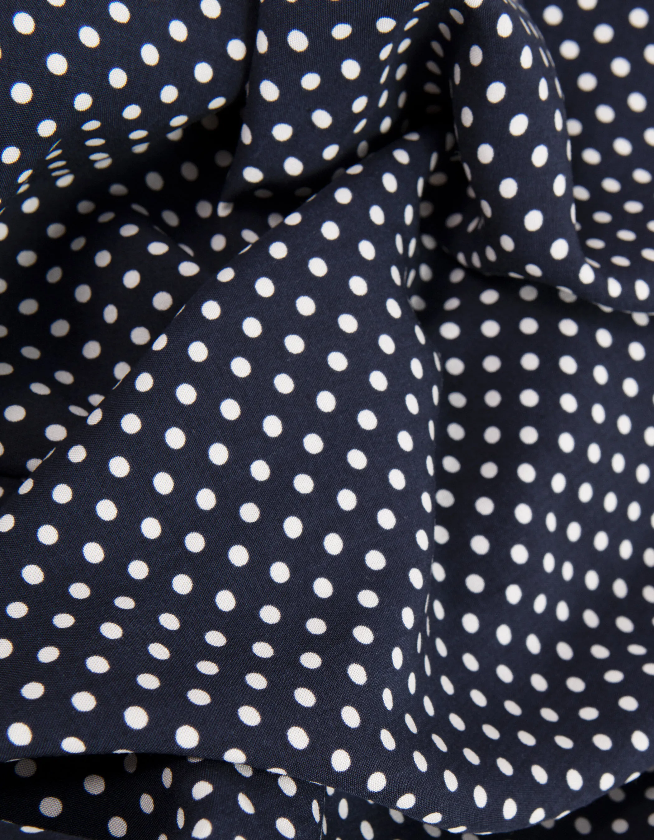 Chemise SLIM marine LENZING™ ECOVERO™ motif pois Homme