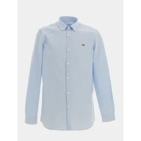 Chemise uni core essentials bleu homme - Lacoste | wimod