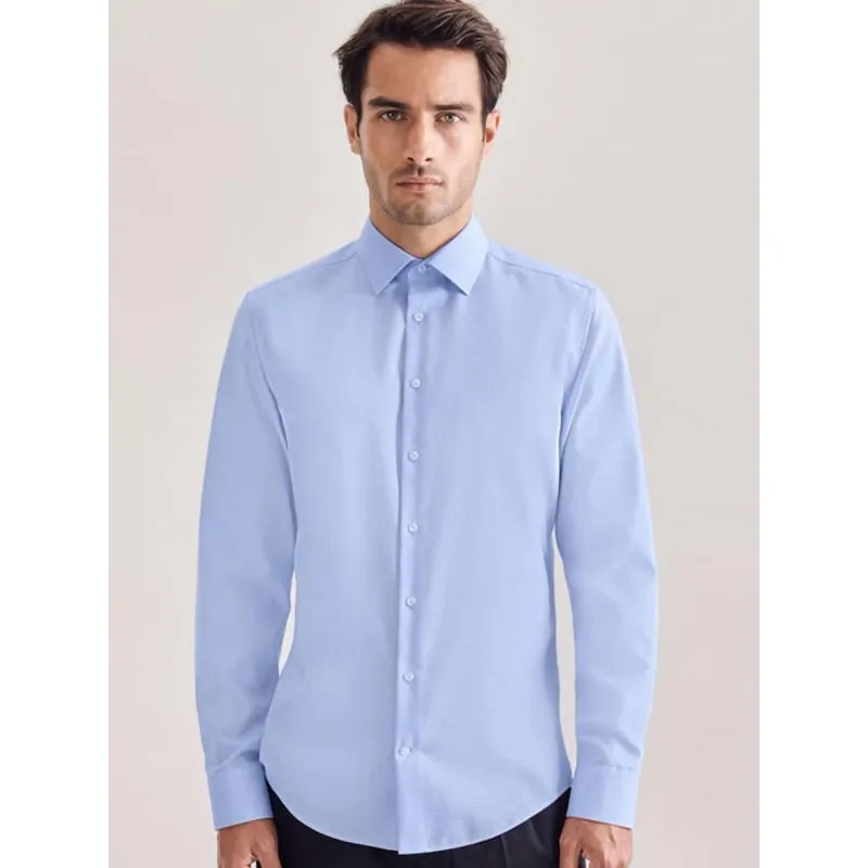 Chemise uni core essentials bleu homme - Lacoste | wimod