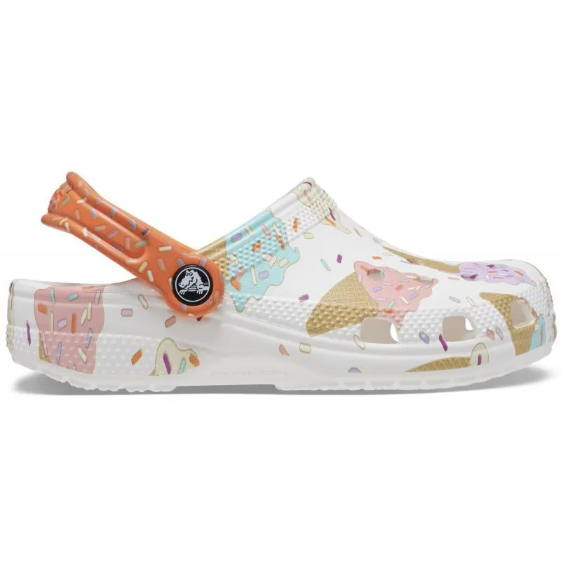 Crocs Classic Ice Cream Graphic Clog T - Sandales enfant | Hardloop