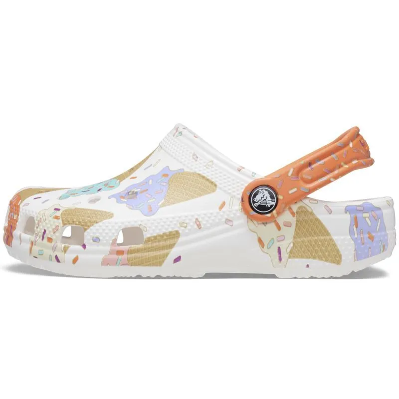 Crocs Classic Ice Cream Graphic Clog T - Sandales enfant | Hardloop