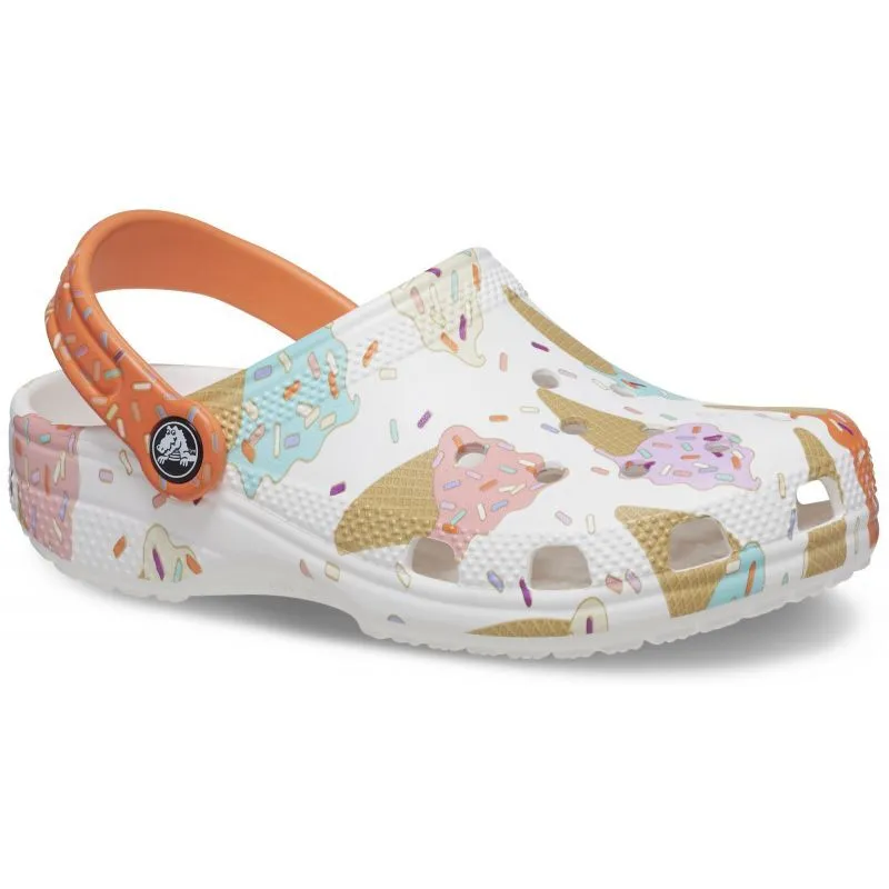 Crocs Classic Ice Cream Graphic Clog T - Sandales enfant | Hardloop