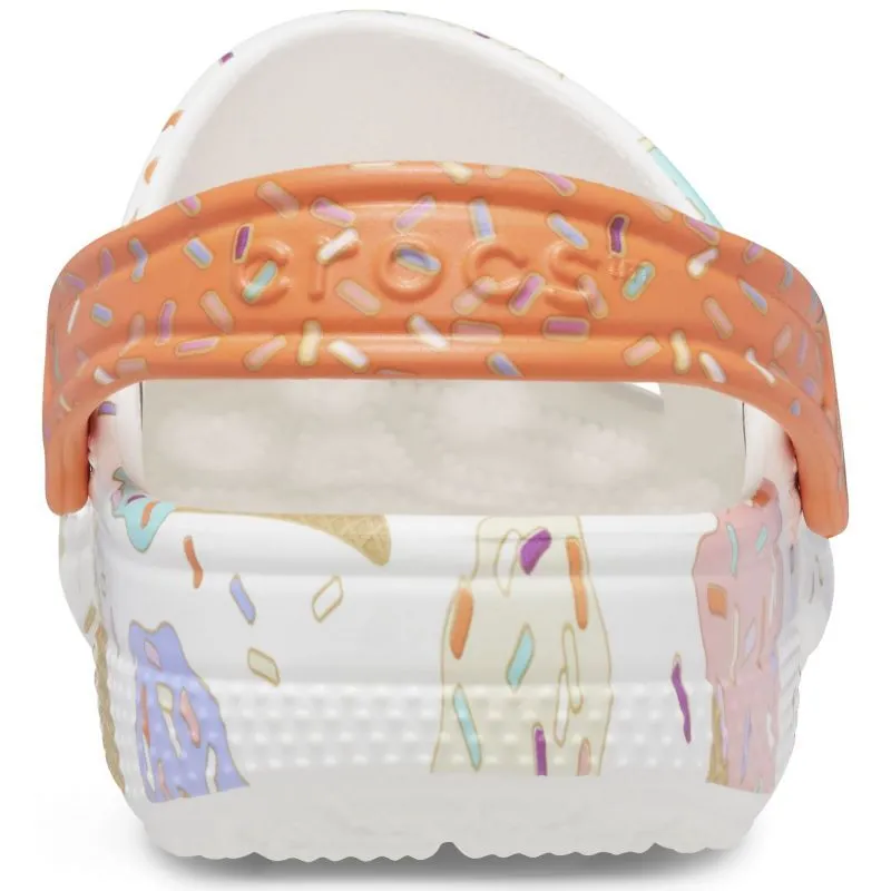 Crocs Classic Ice Cream Graphic Clog T - Sandales enfant | Hardloop