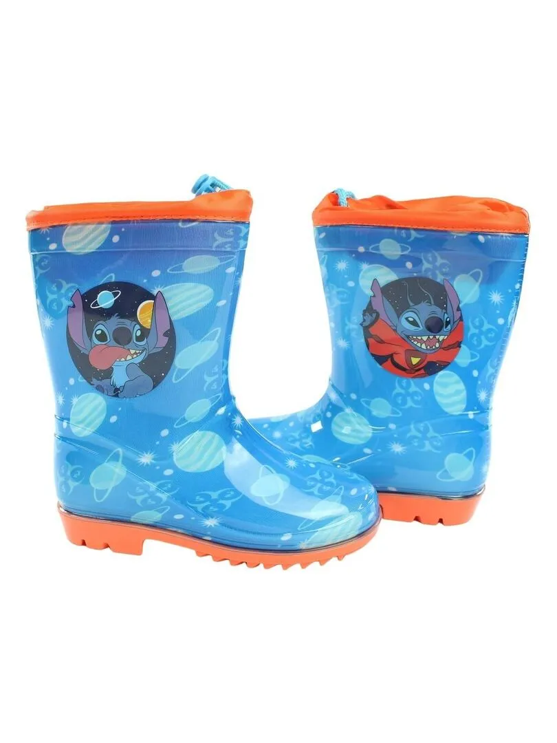 Disney - Bottes garçon imprimé Lilo Et Stitch - Bleu