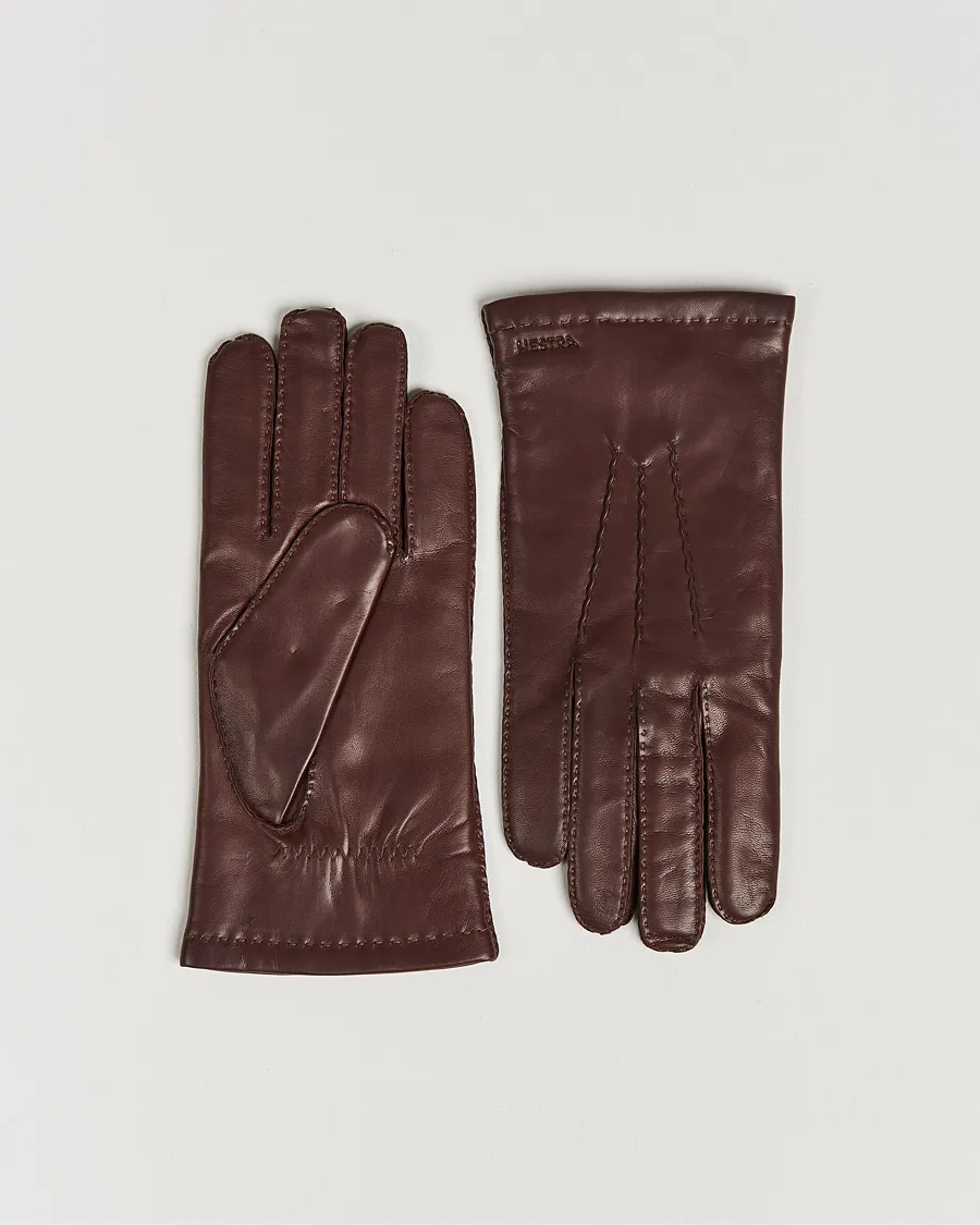 Edward Wool Liner Glove Chestnut