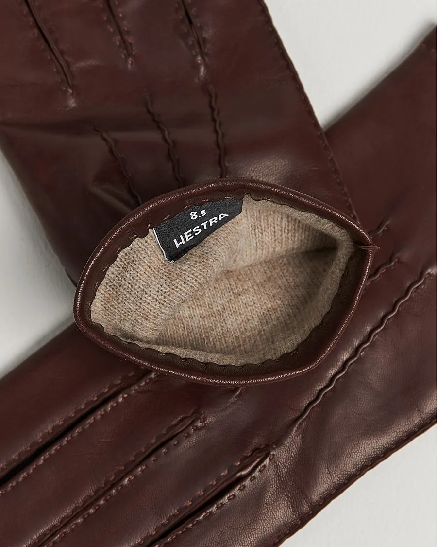 Edward Wool Liner Glove Chestnut