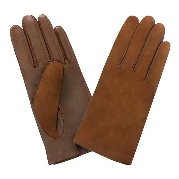 Gants Prestige Suède T7 Cuir d'Agneau Camel | Glove Story