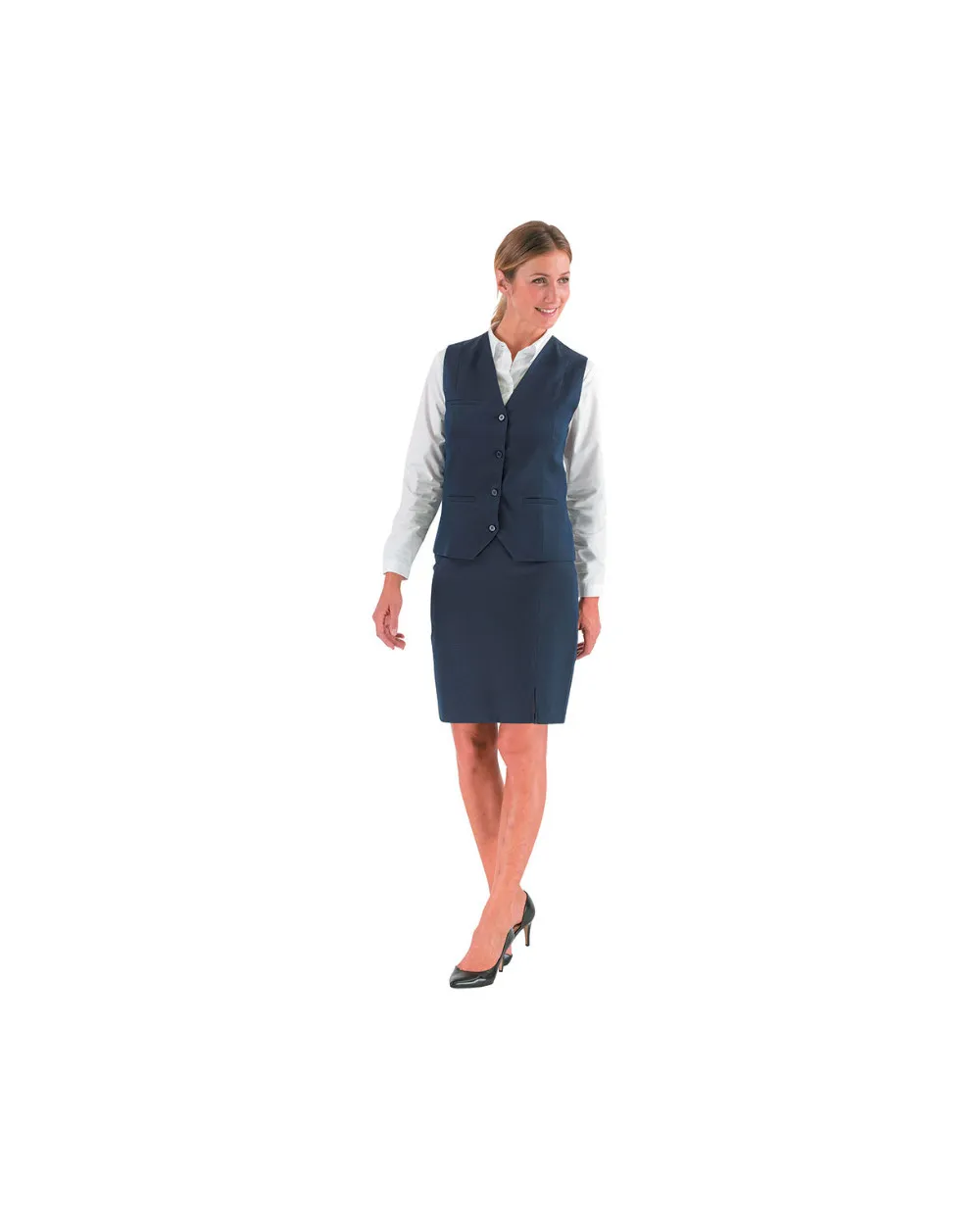 GILET DE SERVICE FEMME AMERICANO MARINE REF.5S005738