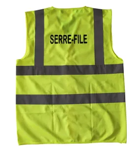 Gilet de sécurité - jaune - marquage au dos Serre-File 