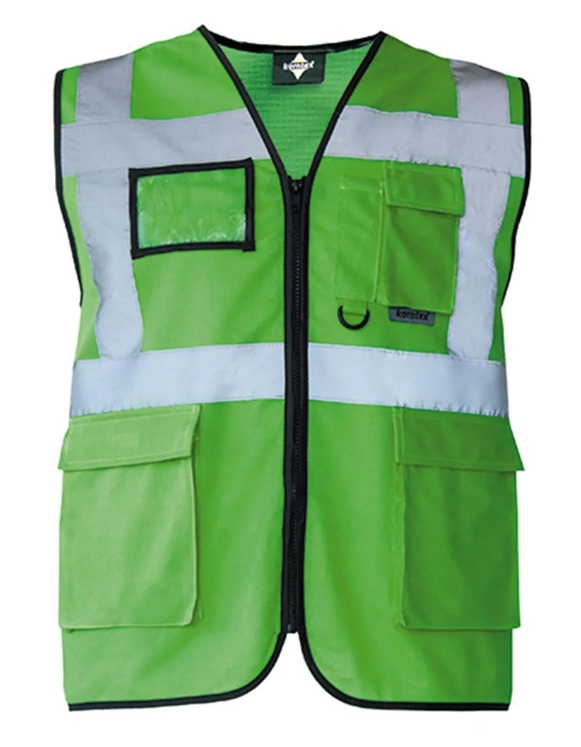 Gilet de sécurité zippé - Chasuble KX802 KXMF - vert 