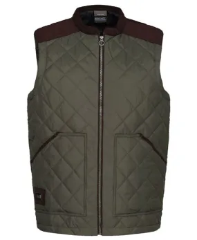 Gilet sans manches matelassé losanges - Homme - TRA876 - vert kaki 