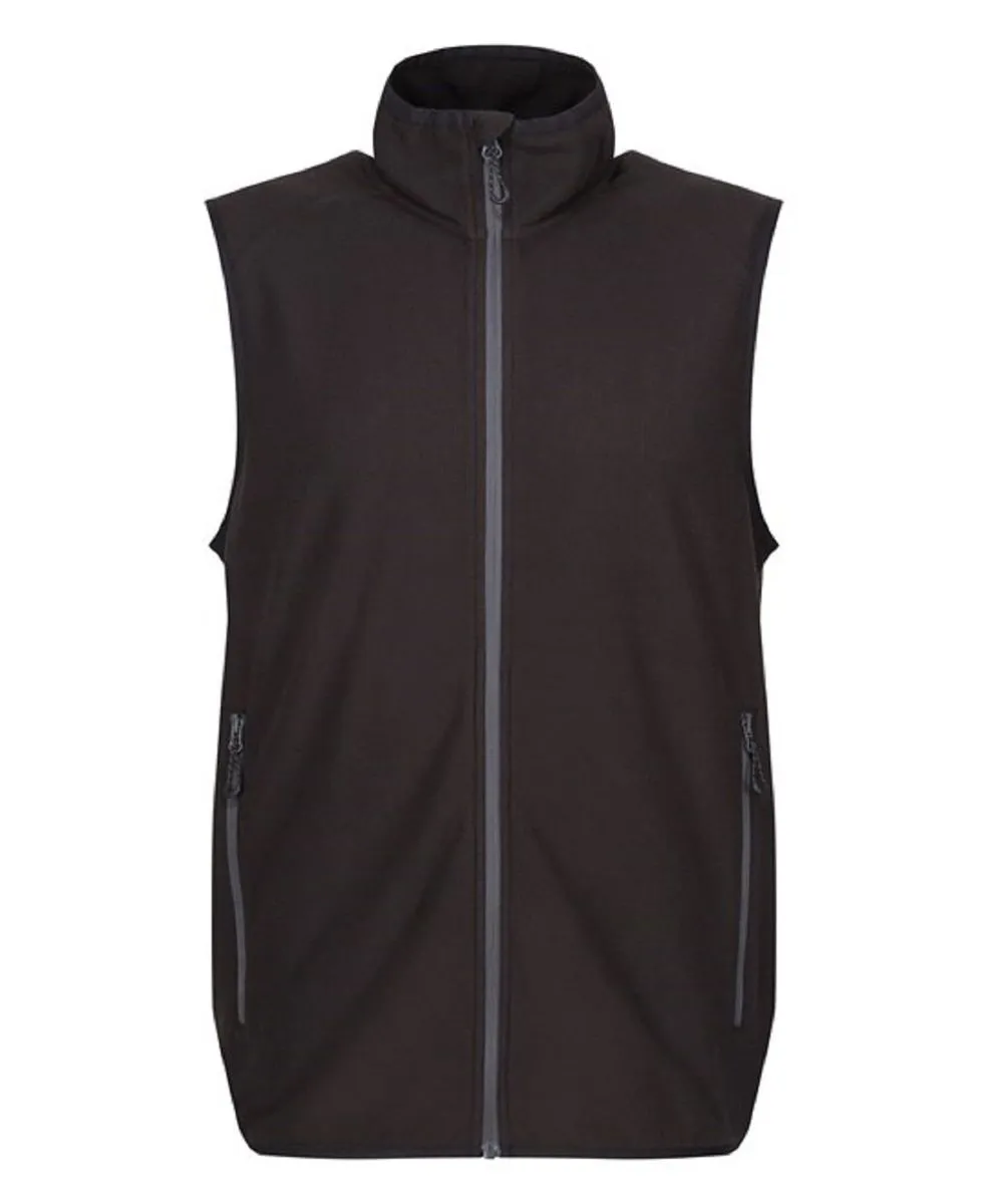 Gilet sans manches polaire - Homme - TRF695 - noir et gris 