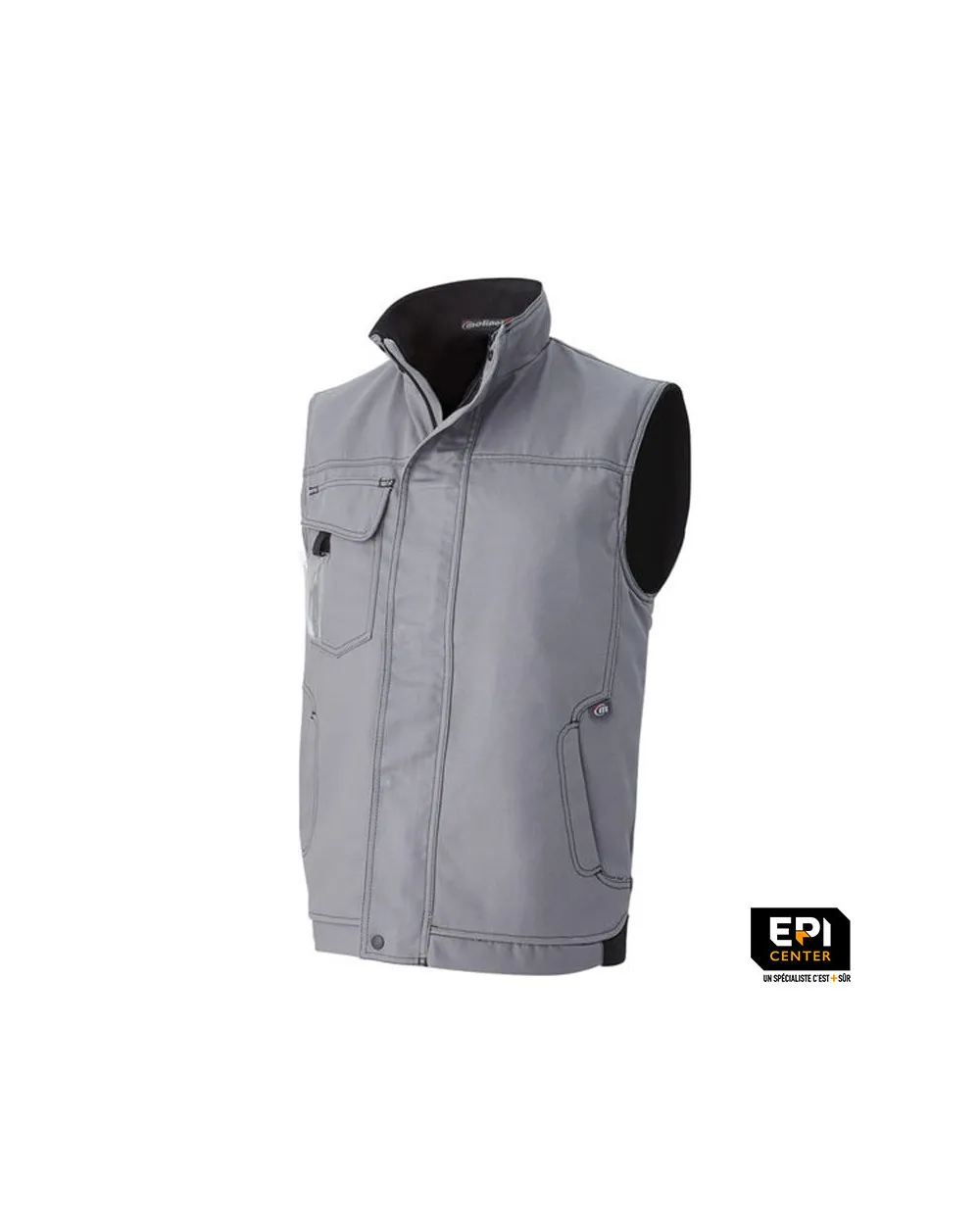 GILET SM GAMEX GRIS CANVAS PC 65/35 réf1109