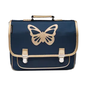 Grand Cartable Papillon Bleu