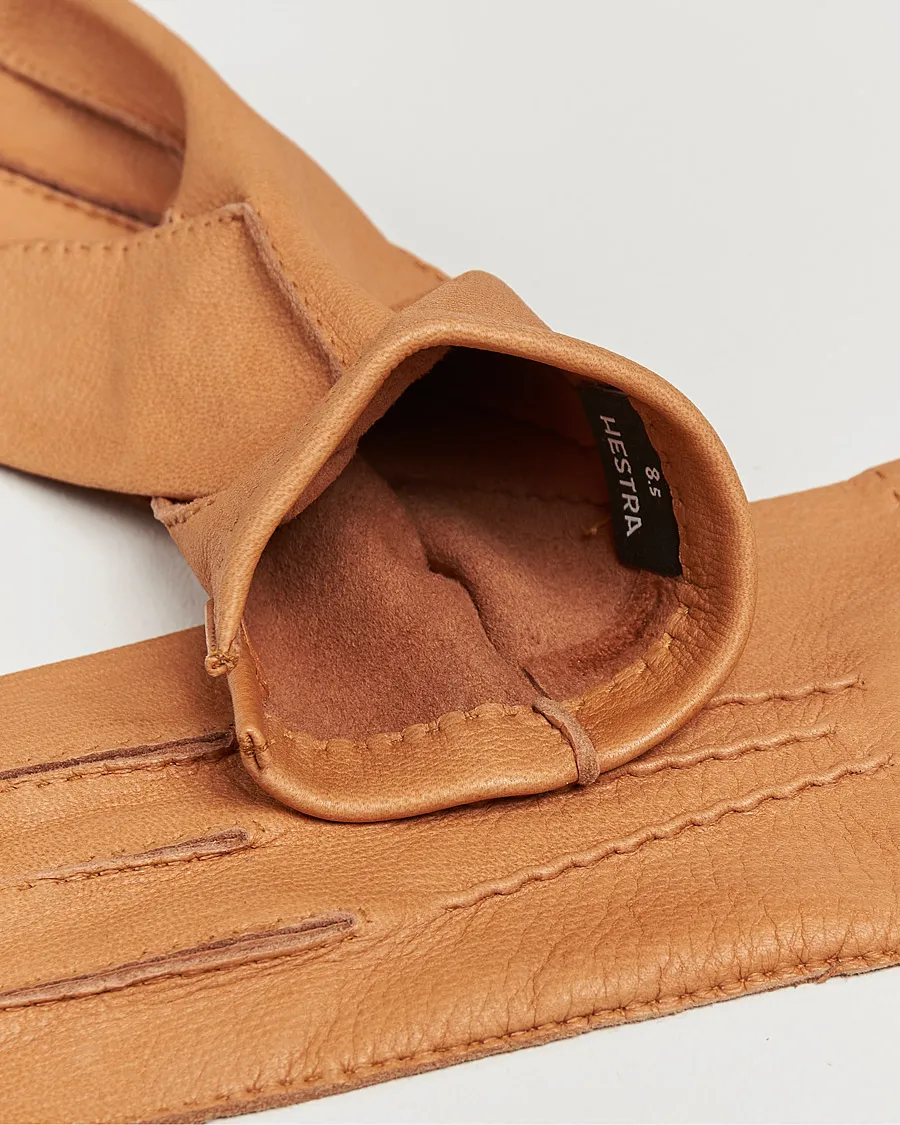 Henry Unlined Deerskin Glove Cognac