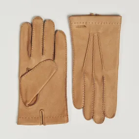 Henry Unlined Deerskin Glove Cognac