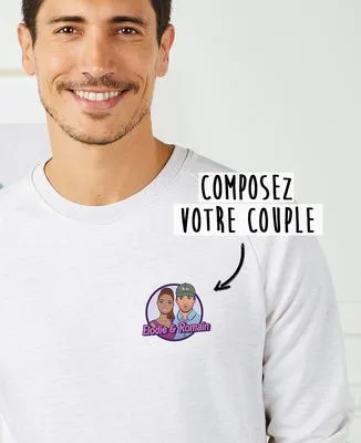 Hoodie homme Couple poupées personnalisé