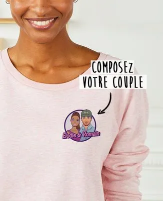 Hoodie homme Couple poupées personnalisé