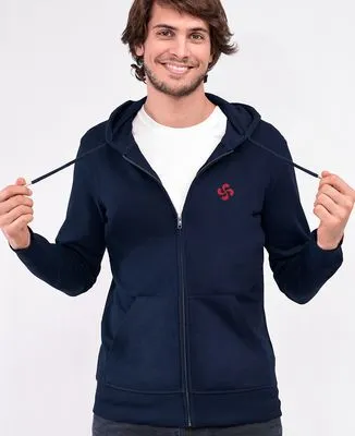 Hoodie homme Croix basque (brodé)