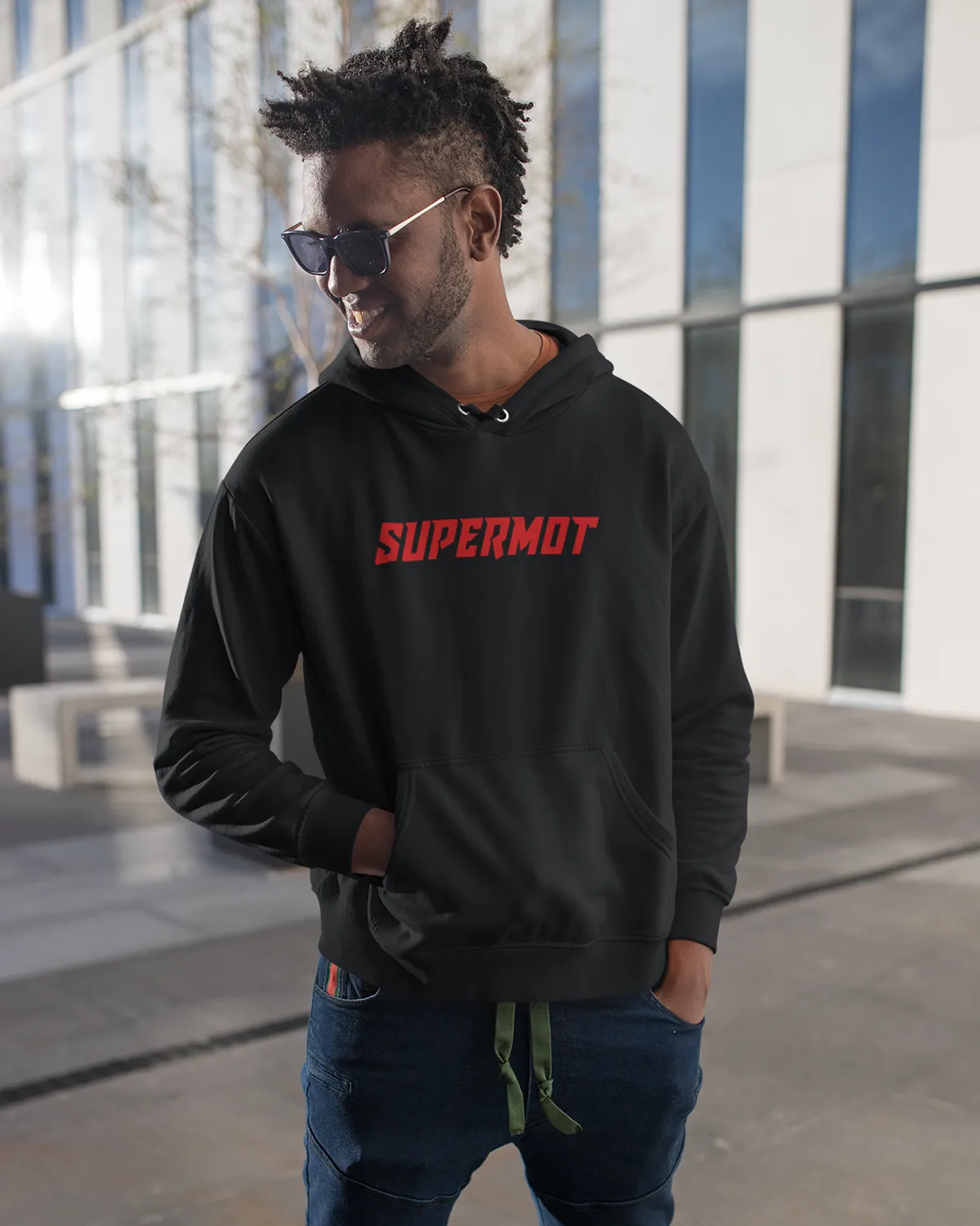 Hoodie Sweat à Capuche SLOGAN RUBIS EDITION - SUPERMOT® - Boutique Officielle