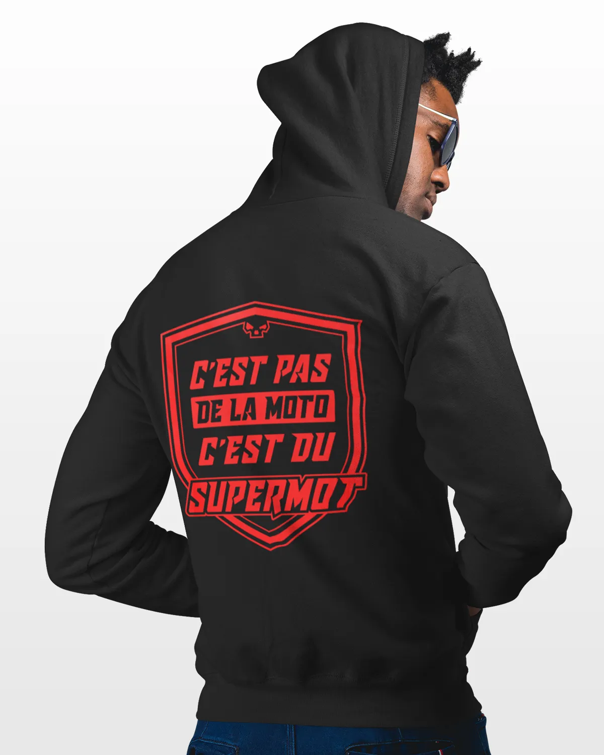 Hoodie Sweat à Capuche SLOGAN RUBIS EDITION - SUPERMOT® - Boutique Officielle