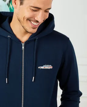 Hoodie zippé homme Chasseurs de fantômes (brodé)