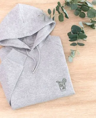 Hoodie zippé homme Cocktail mojito (brodé)