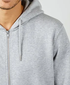 Hoodie zippé homme Couple amoureux brodé personnalisé